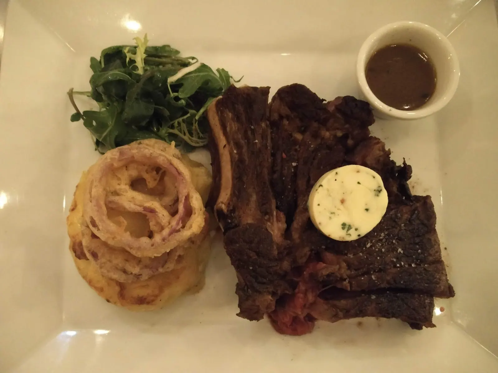 Entrecôte et pommes de terre
